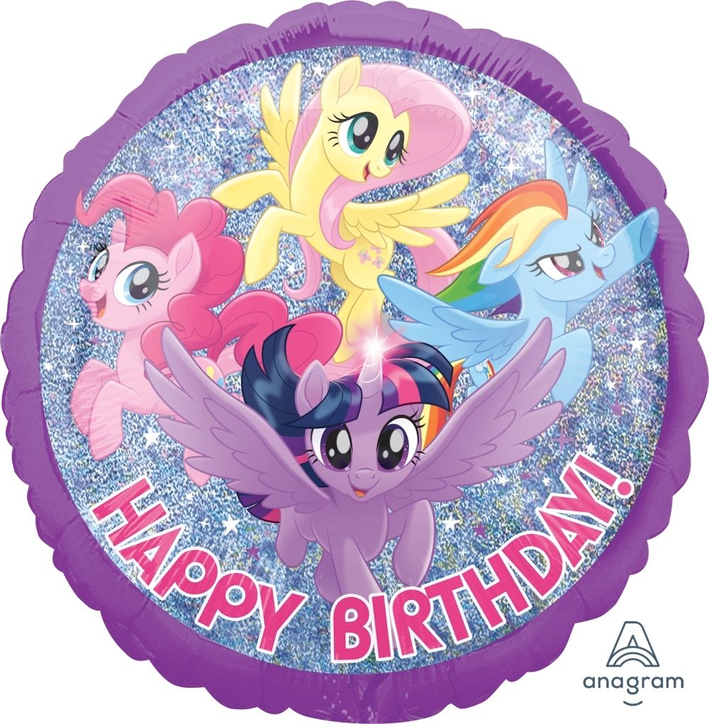 18 inch Foil Anagram Licensed My Little Pony Friendship Adventure Birthday