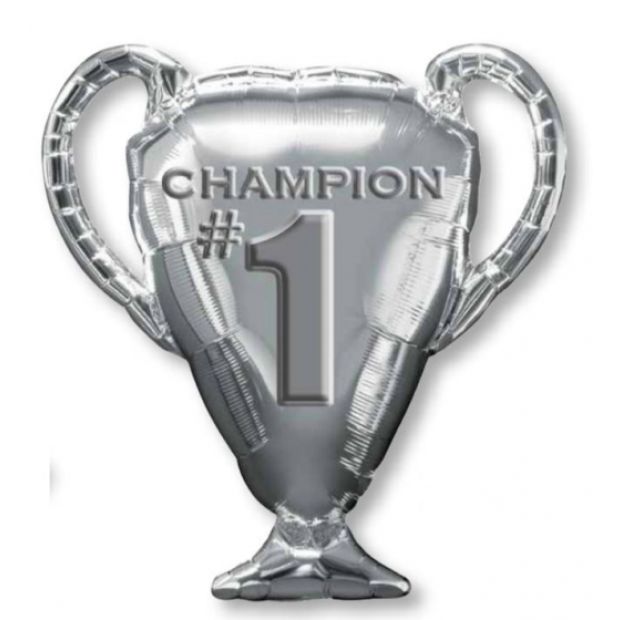 Anagram Foil SuperShape Silver Trophy (63cm x 71cm)