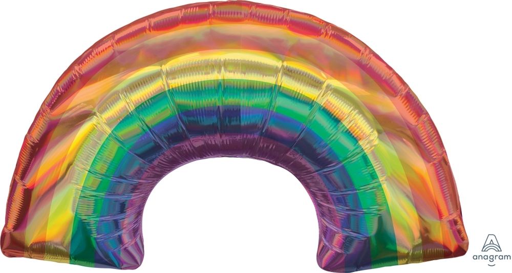 Anagram Foil SuperShape Holographic Iridescent Rainbow (86cm x 48cm)