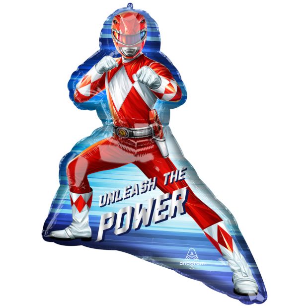 Anagram Licensed SuperShape Foil Red Ranger (63cm x 68cm)