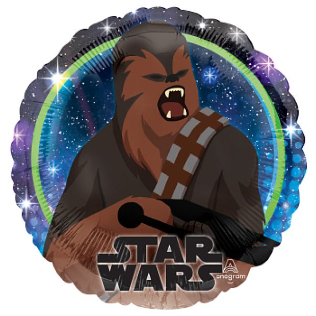 18 inch Foil Anagram Licensed Star Wars Galaxy Chewbacca