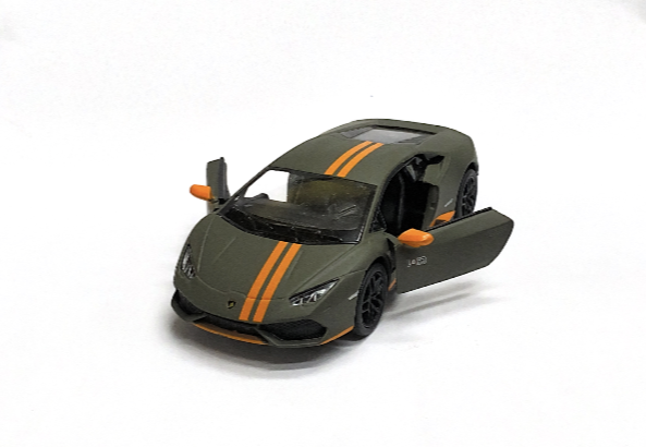 Matte Green Lamborghini Huracan LP 610-4 Model car