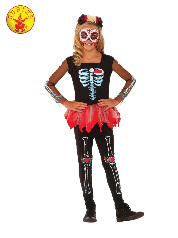 SCARED TO THE BONE SKELETON COSTUME, CHILD, Halloween, Rubies