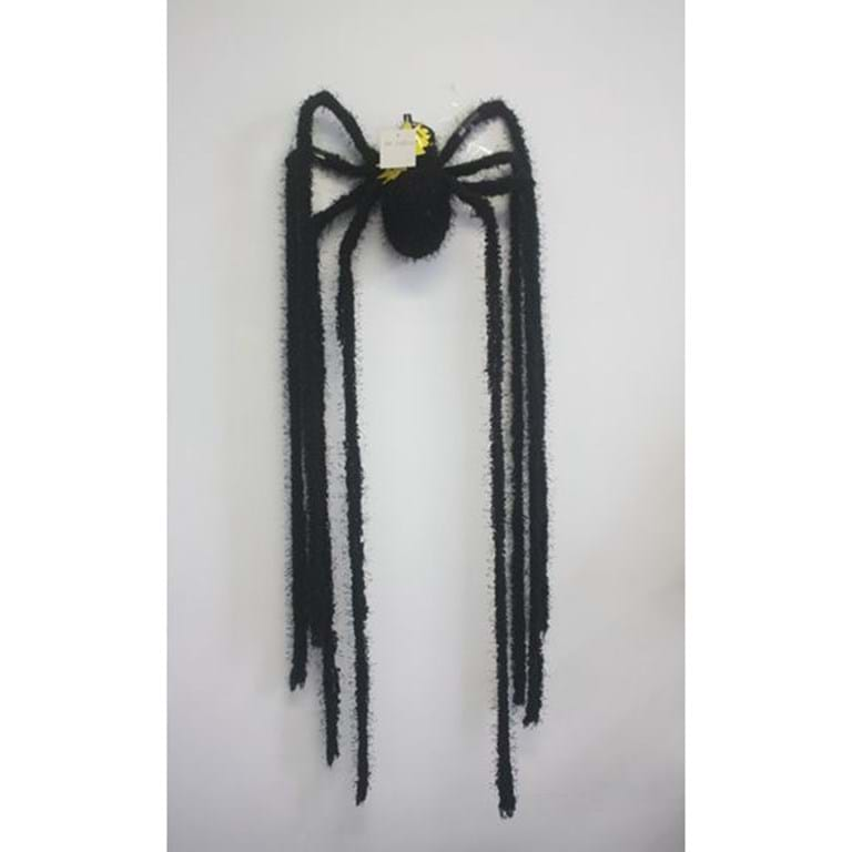 Halloween LONG LEG HANGING Black SPIDER