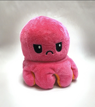 Load image into Gallery viewer, Soft toy The Emotional Octopus (orange and pink)
