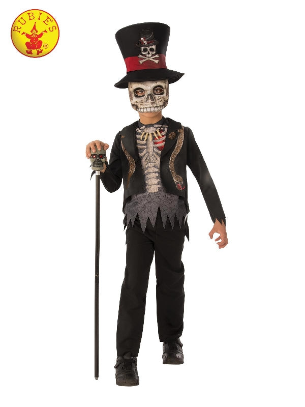 VOODOO BOY COSTUME, CHILD, Halloween, Rubies, Medium 5-7yrs Height 127-137cm Waist 69-76cm