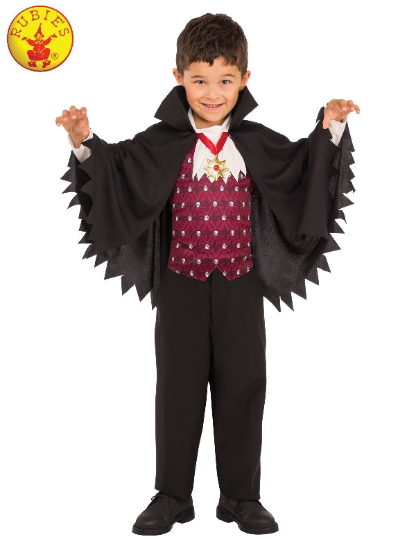 LITTLE VAMPIRE COSTUME, CHILD, Halloween, Rubies, Small 3-5yrs Height 95-120cm Waist 50-53cm