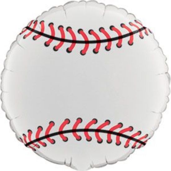 18 inch foil Qualatex Shape Baseball