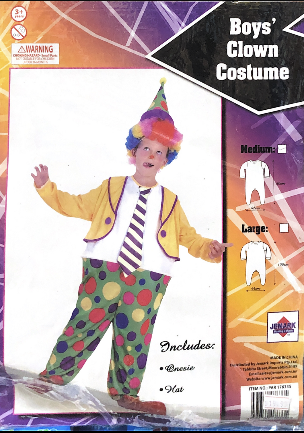 Clown (child halloween costume)