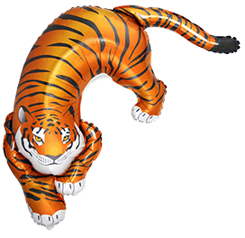 FM Foil SuperShape Wild Tiger (108cm x 75cm)