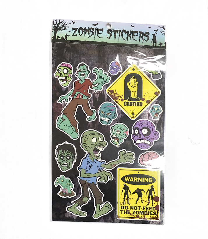 Halloween Zombie Stickers