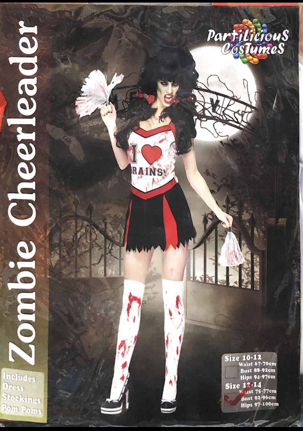 Zombie Cheerleader (adult halloween costume)