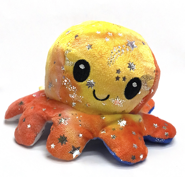 Soft toy The Emotional Octopus (it sparkles)