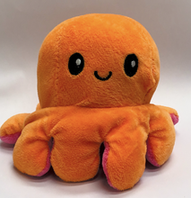 Load image into Gallery viewer, Soft toy The Emotional Octopus (orange and pink)
