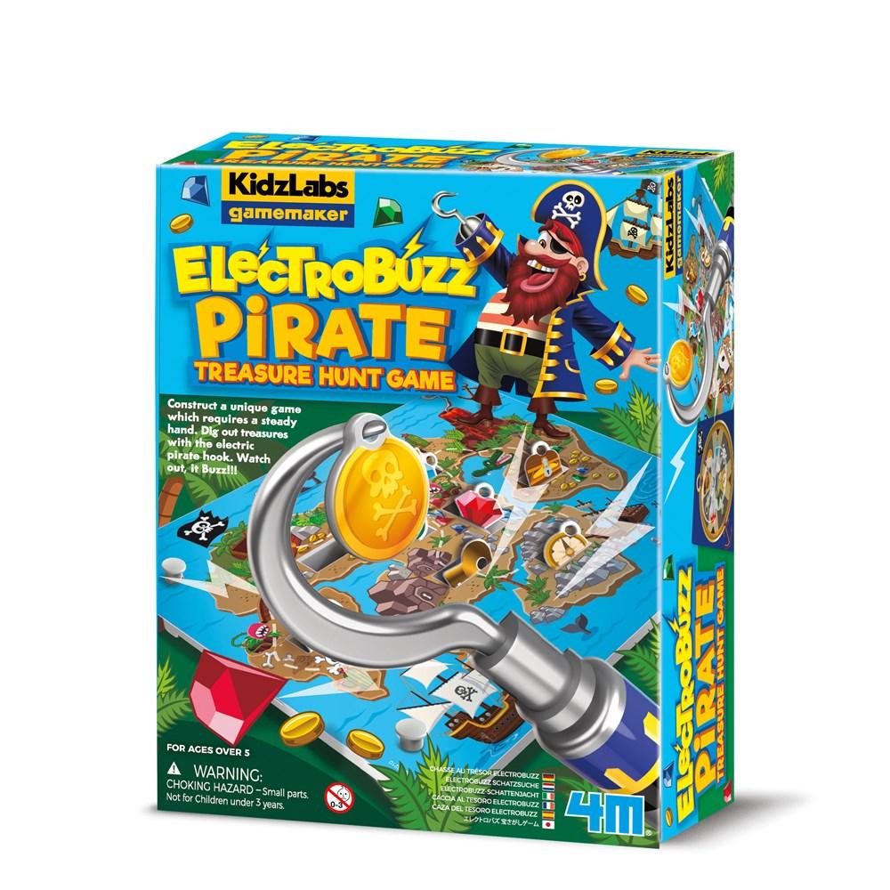 Toy 4M - KIDZLABS GAMEMAKER- ELECTROBUZZ PIRATE TREASURE HUNT