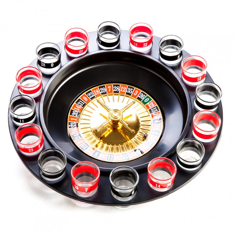 Game Drinking Roulette Game set with 16 glasses