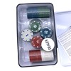 Load image into Gallery viewer, Game 100 Poker chips &amp; Dealer Button in aluminium box
