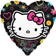 18 inch foil Anagram Licensed Hello Kitty happy birthday 2