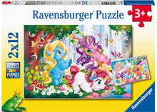 Load image into Gallery viewer, Ravensburger Puzzle - Unicorns at Play 2x12 pieces 3+ yrs
