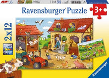 Load image into Gallery viewer, Ravensburger Puzzle - Working on the Farm 2x12 pieces 3+ yrs
