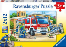 Load image into Gallery viewer, Ravensburger Puzzle - Police and Firefighters 2x12 pieces 3+ yrs
