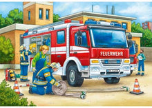 Load image into Gallery viewer, Ravensburger Puzzle - Police and Firefighters 2x12 pieces 3+ yrs
