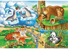 Load image into Gallery viewer, Ravensburger Puzzle - Animals In The Zoo 2x12 pieces 3+ yrs
