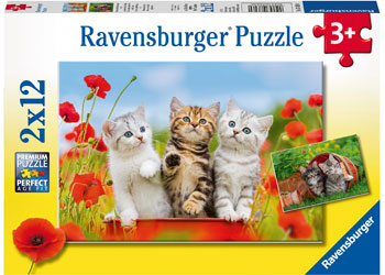 Ravensburger Puzzle - Kitten Adventures 2x12 pieces 3+ yrs