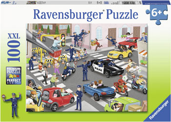 Ravensburger Puzzle - Police on Patrol 100pc 6 yrs+