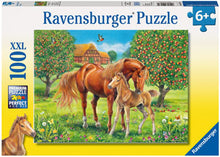 Load image into Gallery viewer, Ravensburger Puzzle - Horses in the Field 100pc 6 yrs+
