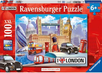 Ravensburger Puzzle - I Love London100pc 6 yrs+