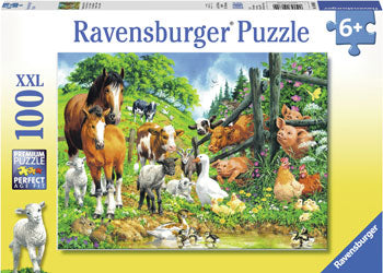 Ravensburger Puzzle - Animal Get Together 100pc 6 yrs+