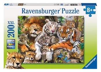 Ravensburger Puzzle - Big Cat Nap 200pc 8 yrs+