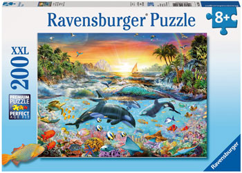 Ravensburger Puzzle - Orca Paradise 200pc 8 yrs+