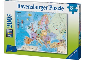 Ravensburger Puzzle - European Map 200pc 8 yrs+