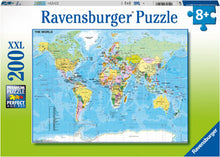 Load image into Gallery viewer, Ravensburger Puzzle - Map of the World 200pc 8 yrs+
