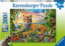 Load image into Gallery viewer, Ravensburger Puzzle - Tiger at Sunset 300pc 9 yrs+
