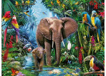 Load image into Gallery viewer, Ravensburger Puzzle - Elephants at the Oasis 150pc 7 yrs+
