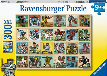 Ravensburger Puzzle - Awesome Athletes 300pc 9 yrs+