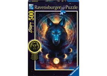 Ravensburger Puzzle - Lunar Wolf 500pc