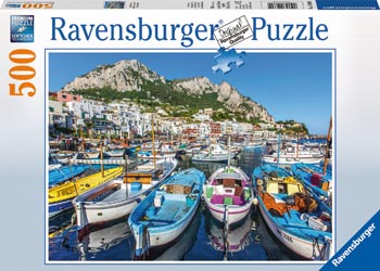 Ravensburger Puzzle - Colourful Marina 500pc