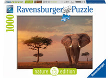 Load image into Gallery viewer, Ravensburger Puzzle - Elephant of the Massai Mara 1000 pieces
