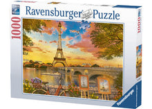 Load image into Gallery viewer, Ravensburger Puzzle - The Banks of the Seine Puzzle 1000 pieces
