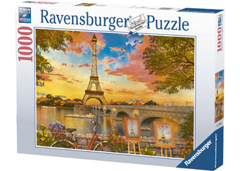 Ravensburger Puzzle - The Banks of the Seine Puzzle 1000 pieces