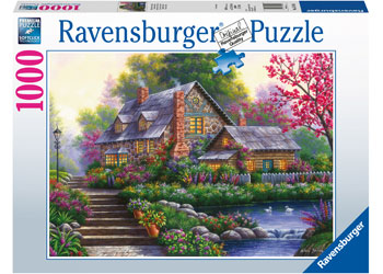 Ravensburger Puzzle - Romantic Cottage Puzzle 1000 pieces