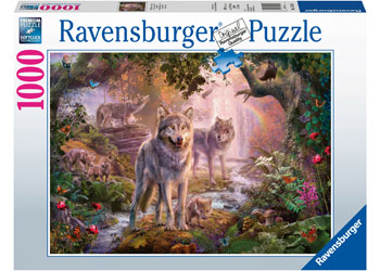 Ravensburger Puzzle - Summer Wolves Puzzle 1000 pieces