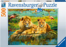 Load image into Gallery viewer, Ravensburger Puzzle - Lions in the Savannah 500pc
