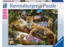 Load image into Gallery viewer, Ravensburger Puzzle - Leopard Family Puzzle 1000 pieces
