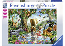 Load image into Gallery viewer, Ravensburger Puzzle - Adventures in the Jungle 1000 pieces
